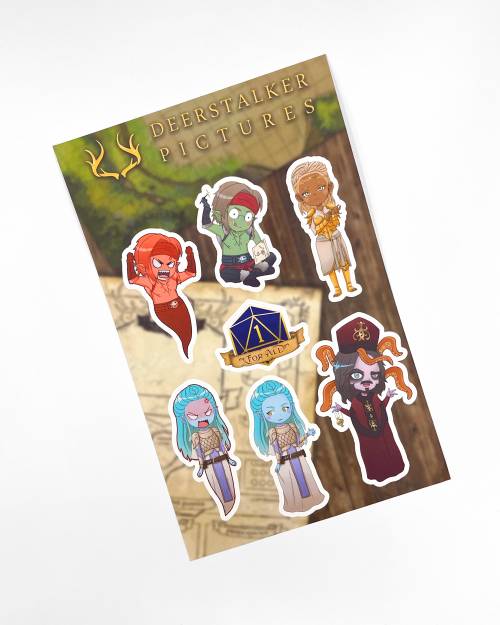 image of "The Guests" Sticker Sheet